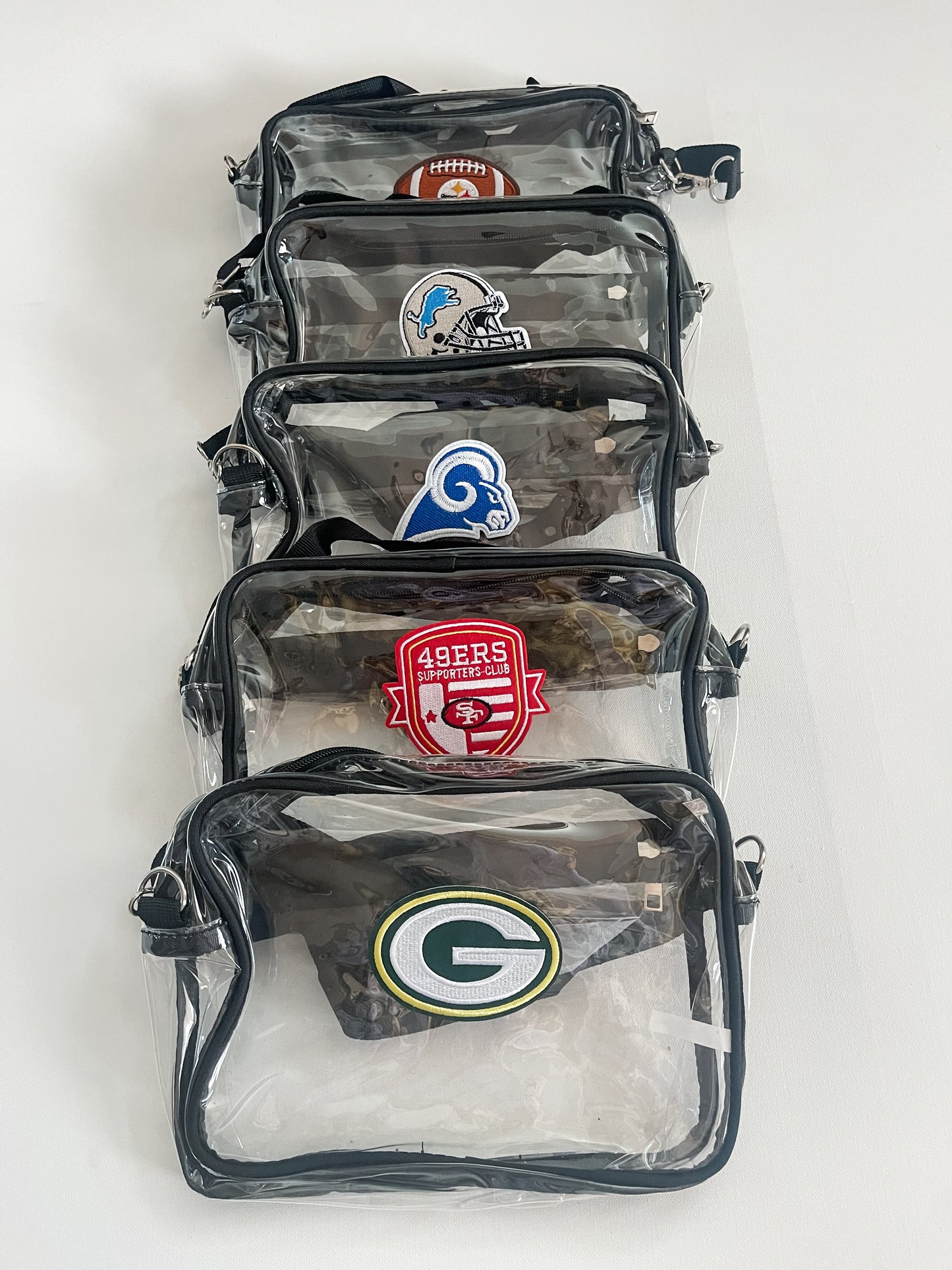 Clear stadium purse