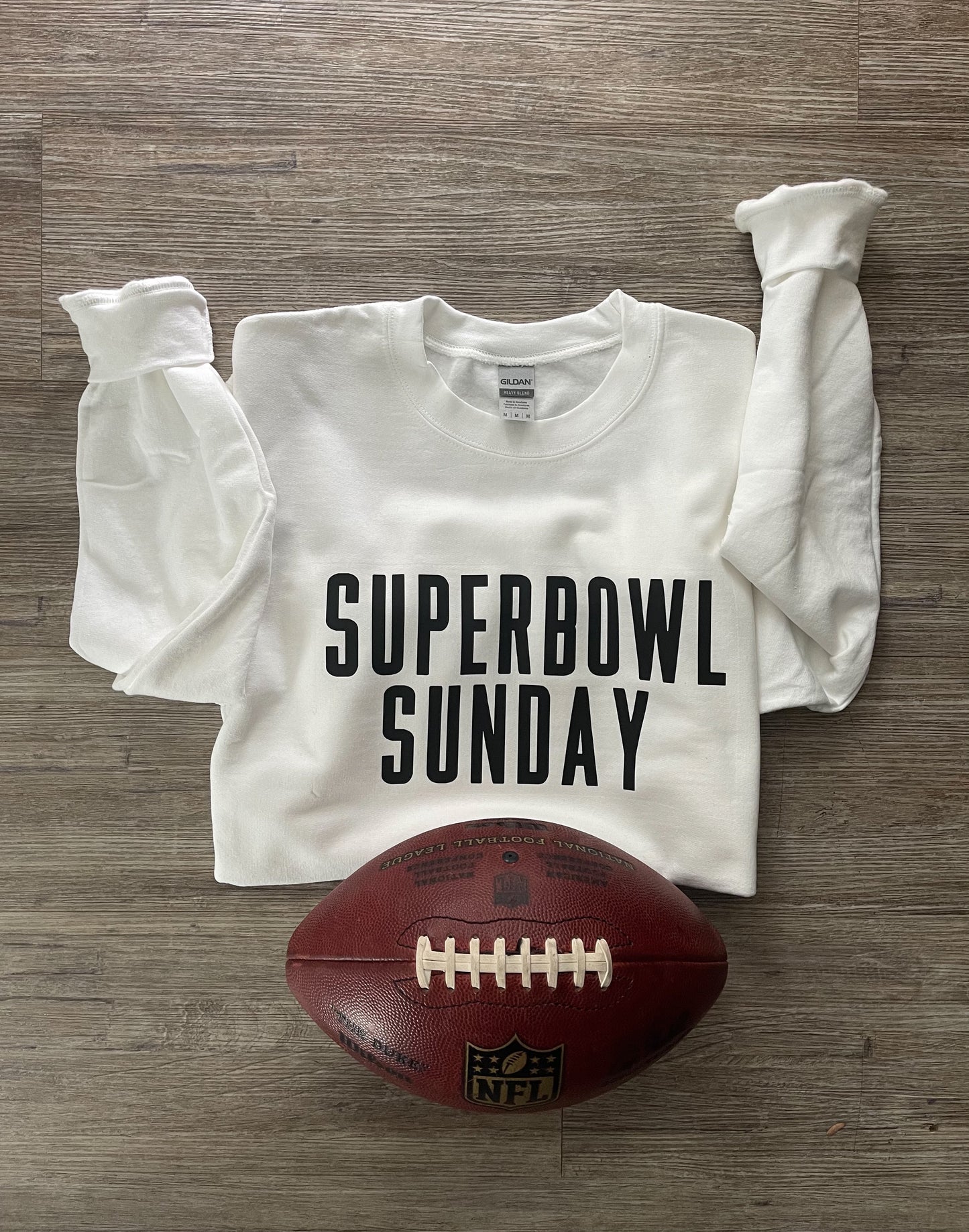 Superbowl Sunday crewneck sweater