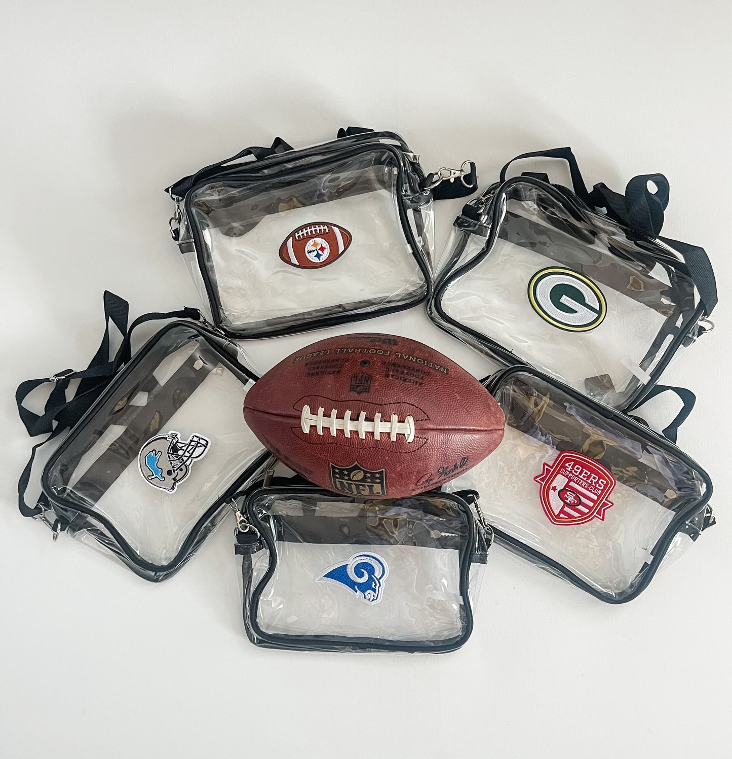 Clear stadium purse