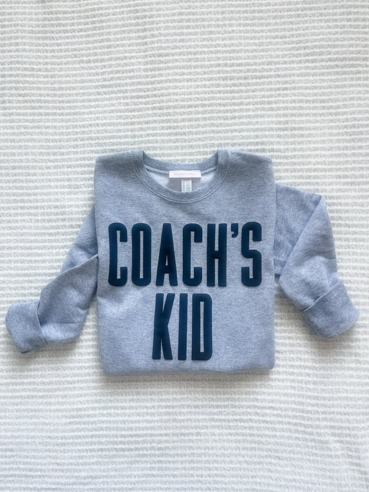 Raised Puff Coach’s Kid Crewneck