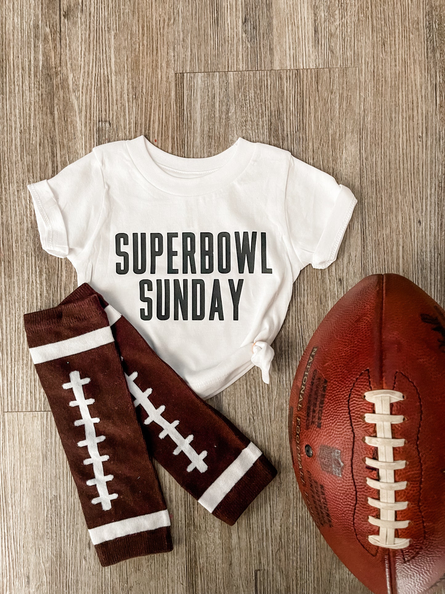 Superbowl Sunday Kids T-shirt