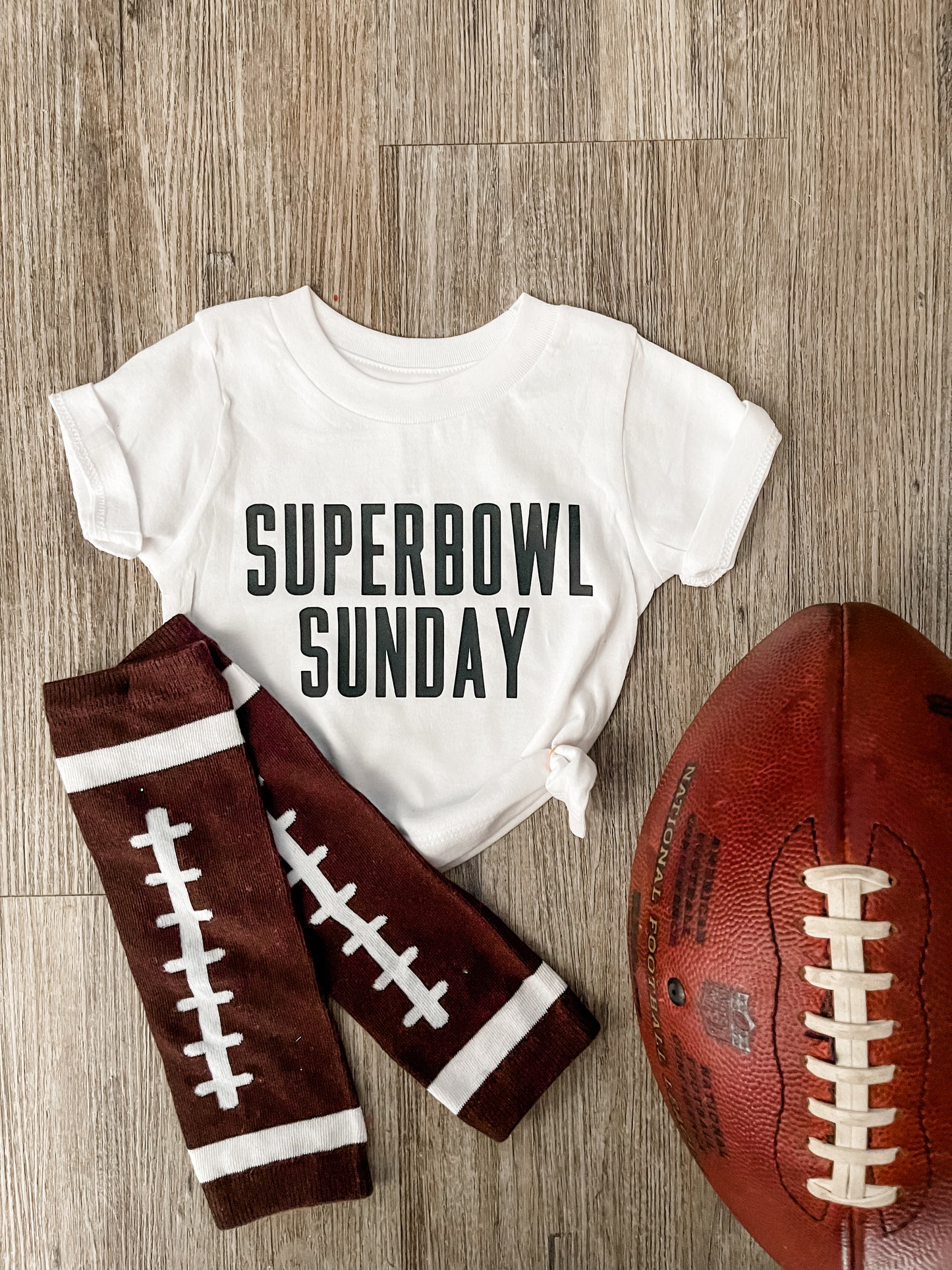 Superbowl Sunday Kids T-shirt